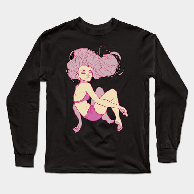 Float Long Sleeve T-Shirt by EricaFeldArt